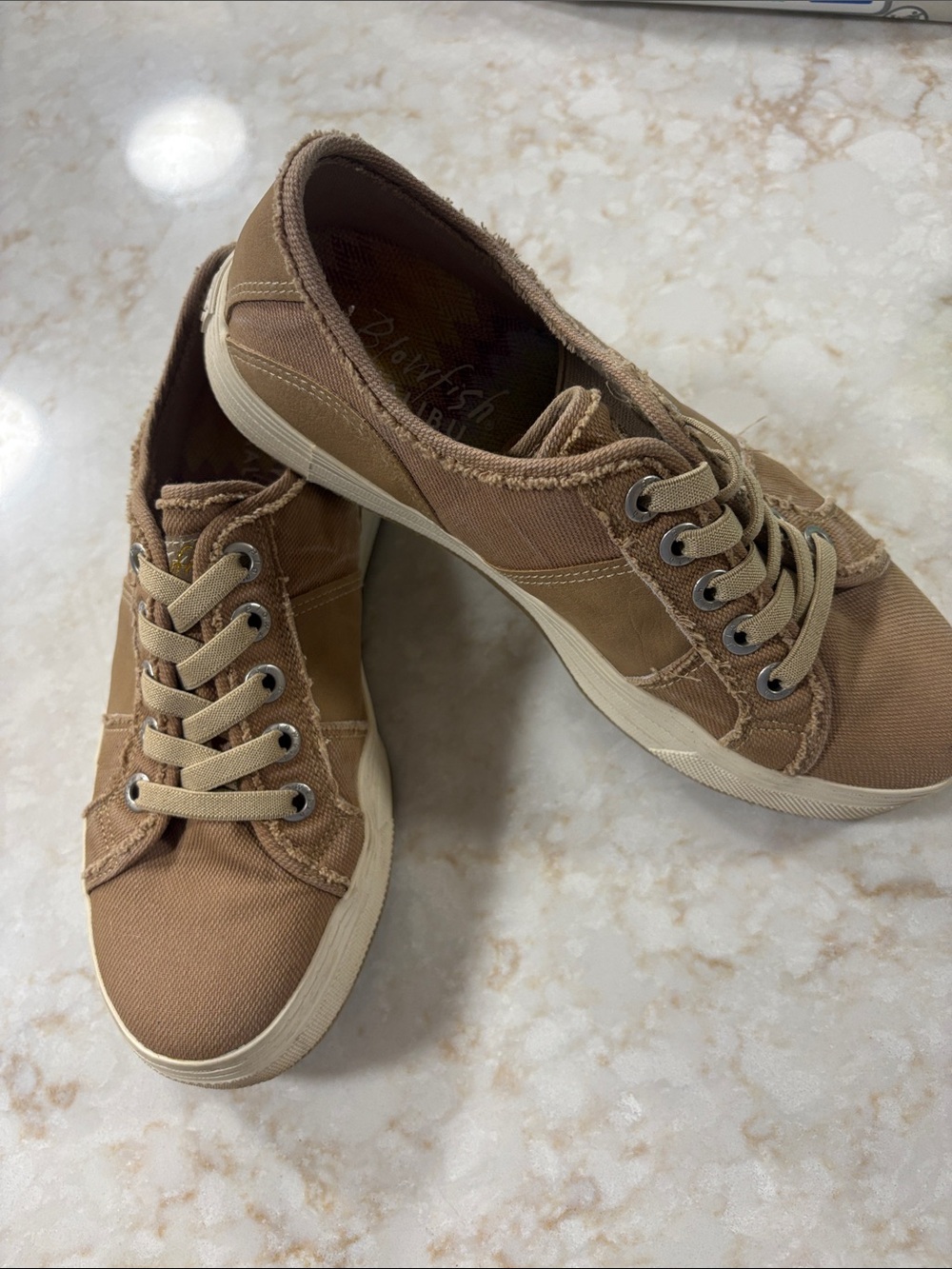 Blowfish Casual Tan Canvas Sneakers
